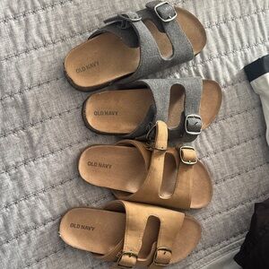 Old Navy Dual-Tone Buckle Sandals